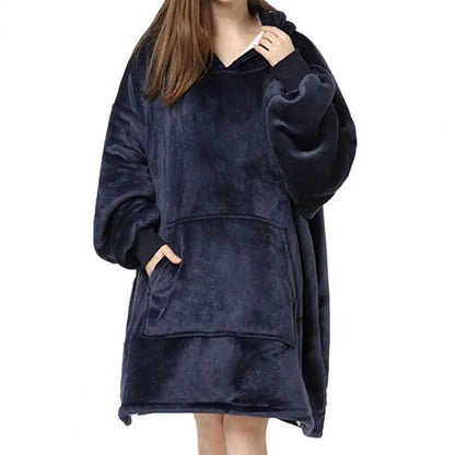 Vestido Hoodie Grande Suave Mujer