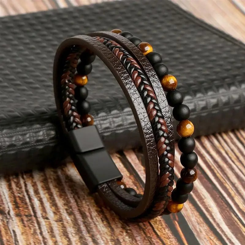 Pulsera Cuero Clásica de Autor