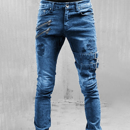Vaqueros Azul Clásicos Moda