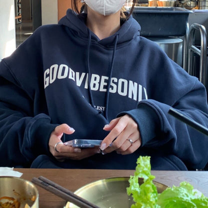Sudadera Grande Con Capucha Mujer