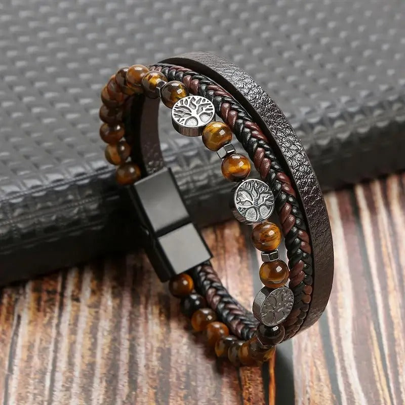 Pulsera Cuero Elegante Mujer - Vestiria
