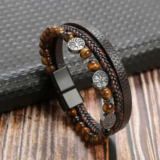 Pulsera Cuero Elegante Mujer - Vestiria