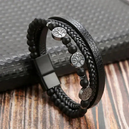 Pulsera Cuero Elegante Mujer