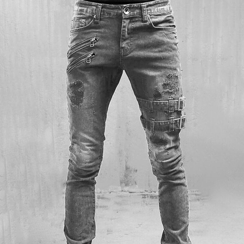 Vaqueros Azul Clásicos Moda
