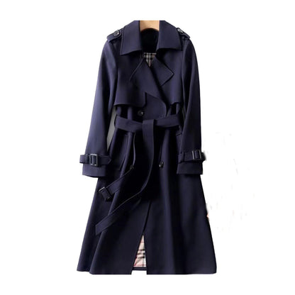 Chaquetón de mujer impermeable con cinturón ajustable