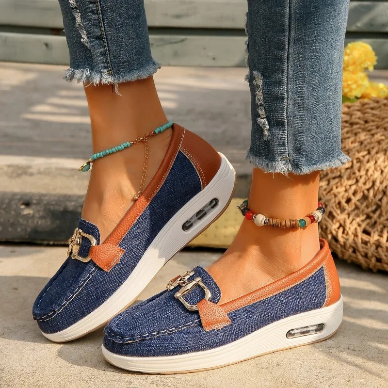 Zapatos de cuña deportivos frescos
