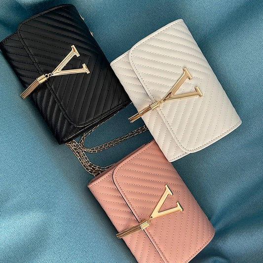 Bolso de mano elegante con borla de moda - Vestiria