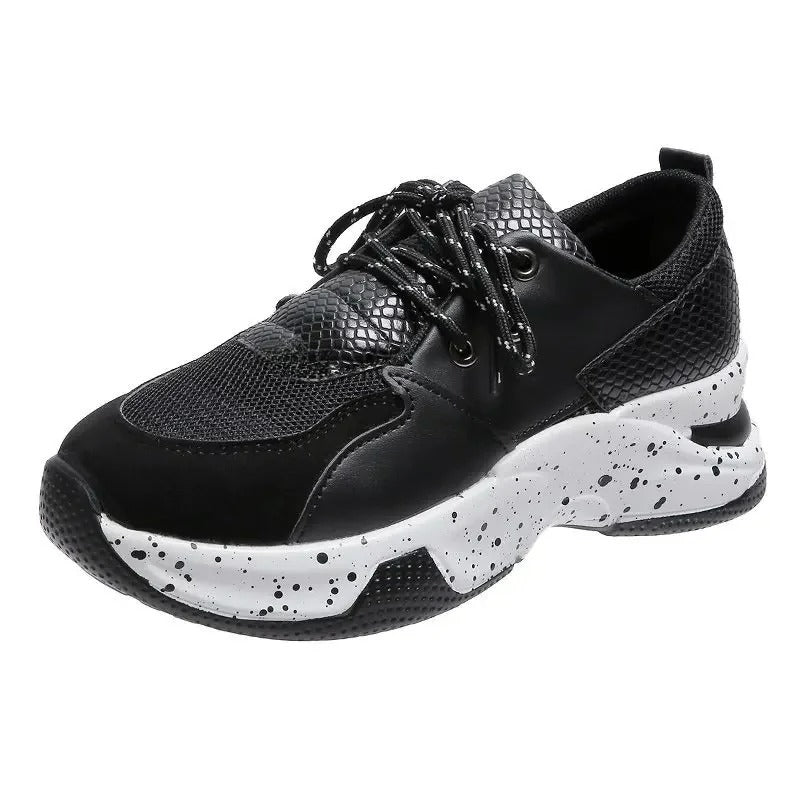 Zapatillas deportivas mujer estampado leopardo trendy