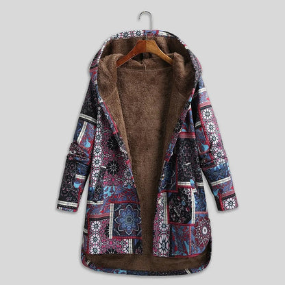 Chaqueta Patchwork Abrigada Mujer