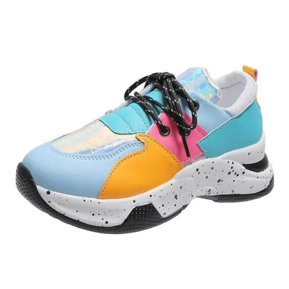 Zapatillas deportivas mujer estampado leopardo trendy