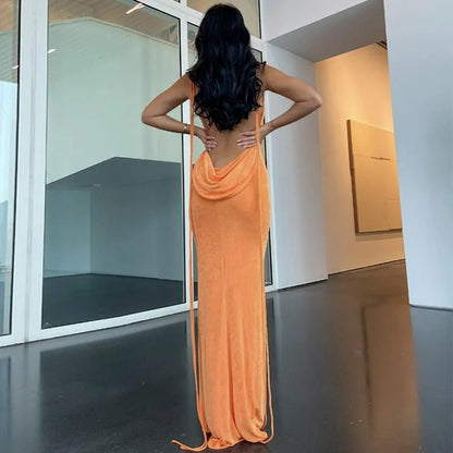 Vestido Cuerpo Ceñido Espalda Descubierta