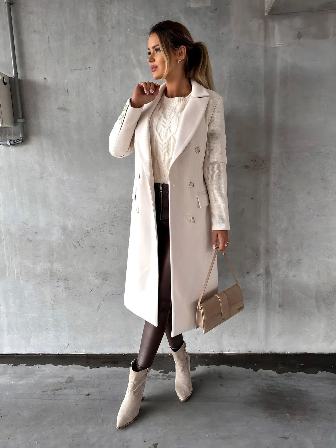 Chaquetón Mujer Abrigo Invierno Acogedor - Vestiria