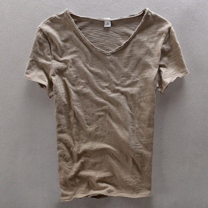 Camiseta Hombre Casual Cuello en V