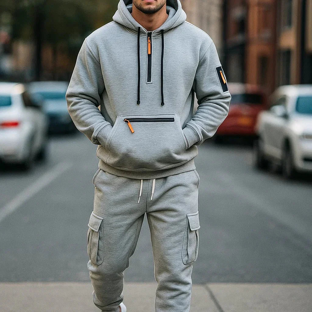 Pantalón y sudadera deportiva para hombre
