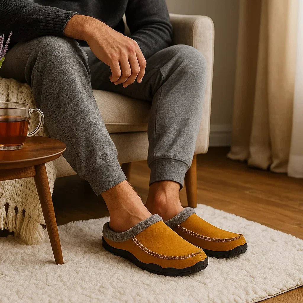 Pantuflas Hombre Invierno Calientes y Acogedoras - Vestiria