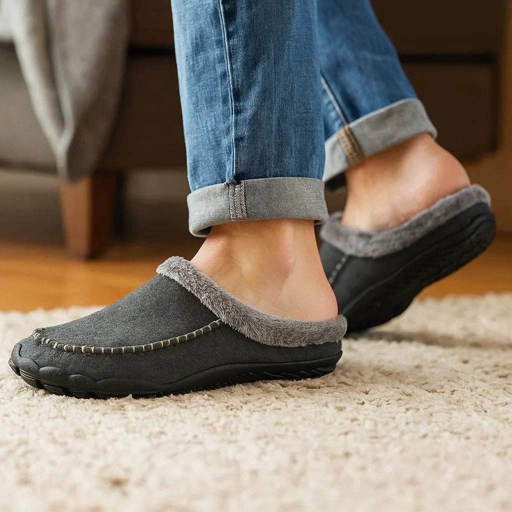 Pantuflas Hombre Invierno Calientes y Acogedoras