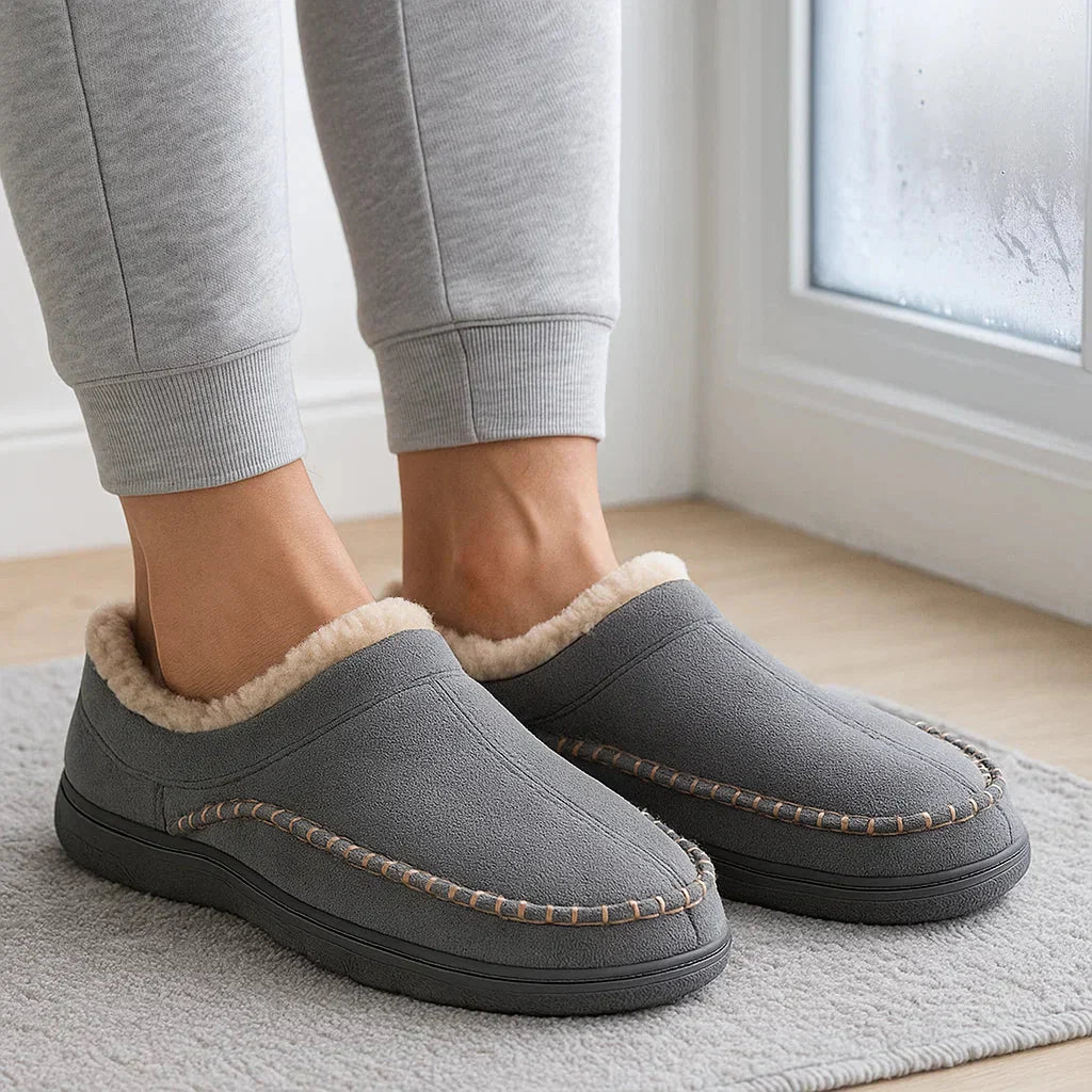 Pantuflas Hombre Peludas Acogedoras Ervian