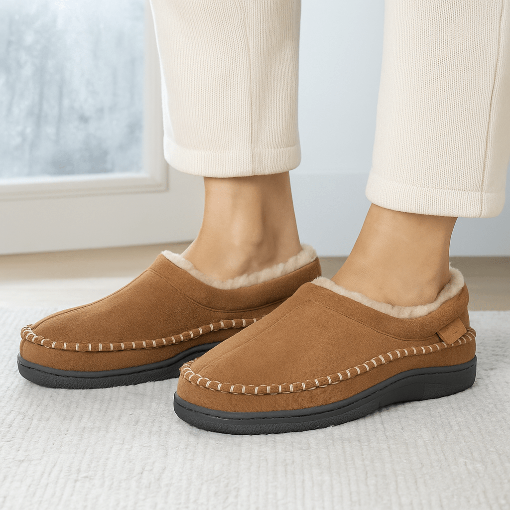 Pantuflas Hombre Peludas Acogedoras Ervian