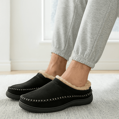 Pantuflas Hombre Peludas Acogedoras Ervian
