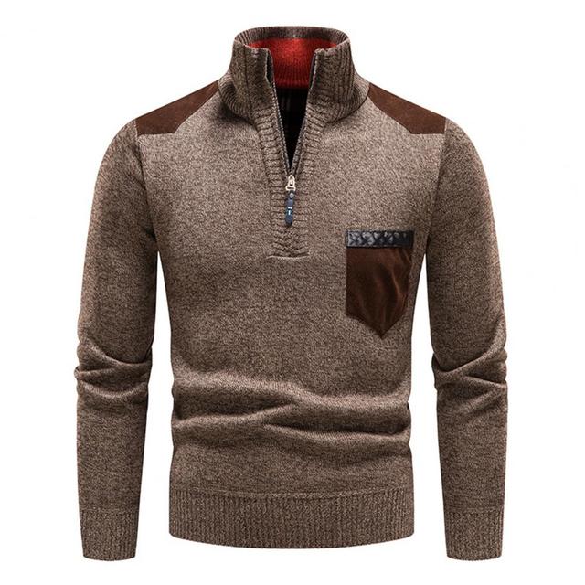Sudadera de hombre lana merina cálida y ligera