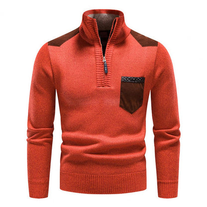Sudadera de hombre lana merina cálida y ligera