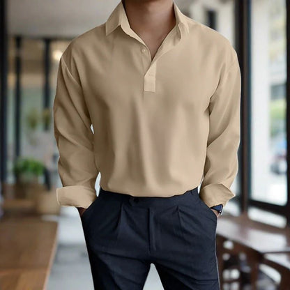 Camisa Hombre Clásica Mangas Largas