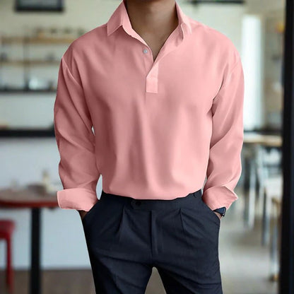Camisa Hombre Clásica Mangas Largas