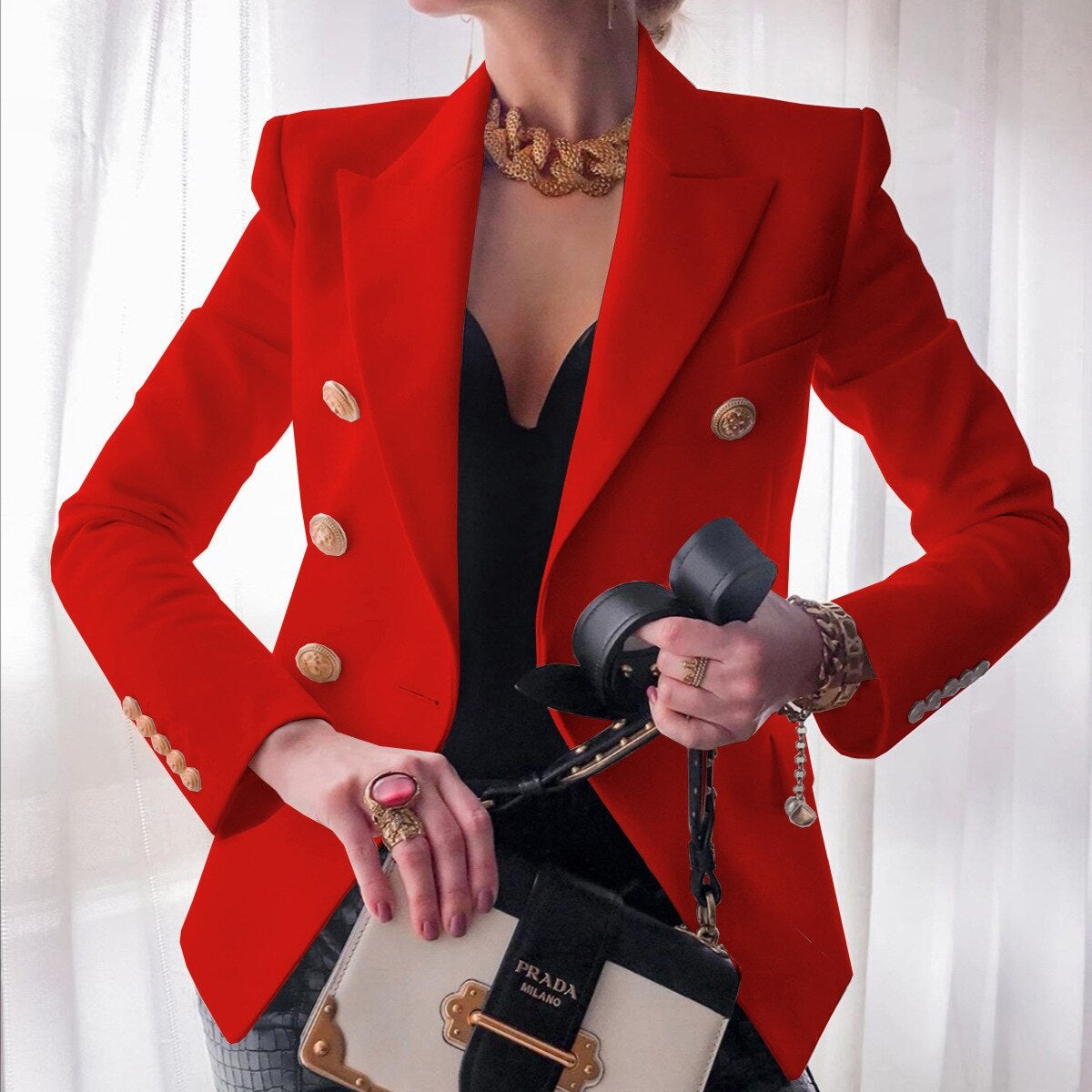 Chaqueta Mujer Elegante Oficina