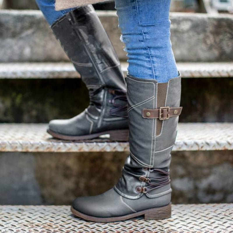 Botas Mujer Invierno Estilo Alto