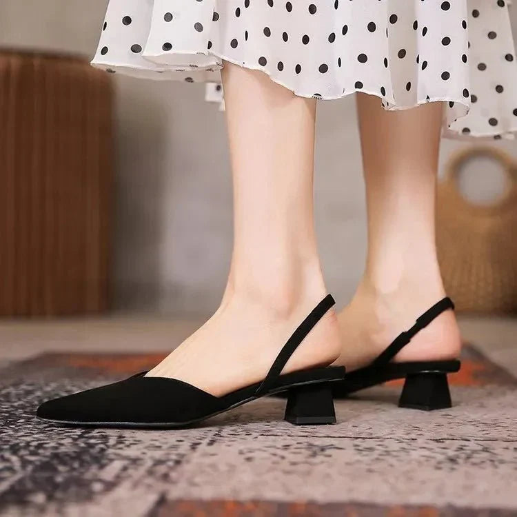 Zapatos de Tacón Alto Slingback Elegantes - Vestiria