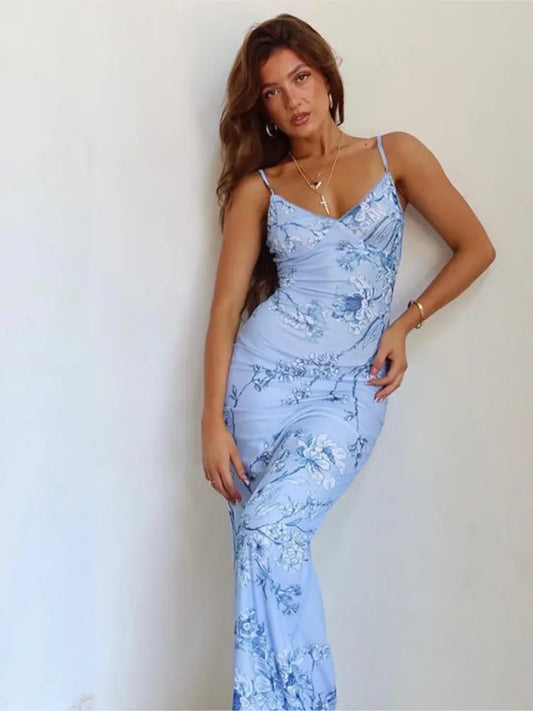 Vestido Floral Verano Sin Mangas - Vestiria