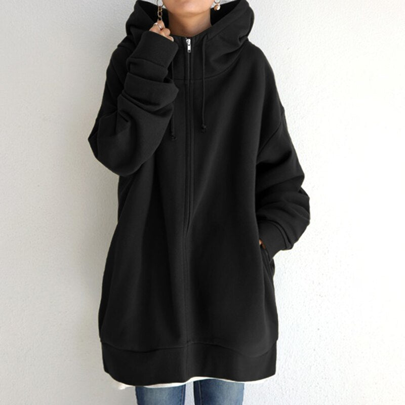 Sudadera Invierno Grande Con Capucha Abrigadora
