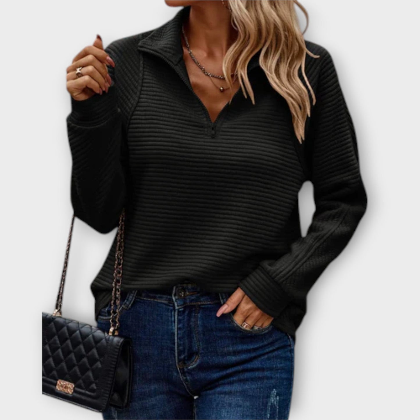 Chaquetón Mujer Invierno Cuello en V - Vestiria