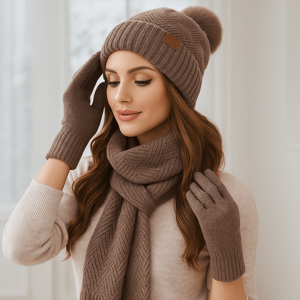 Accesorios Invierno Mujer Tejido Cálido