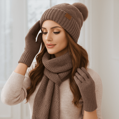 Accesorios Invierno Mujer Tejido Cálido