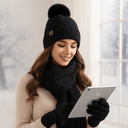 Accesorios Invierno Mujer Tejido Cálido