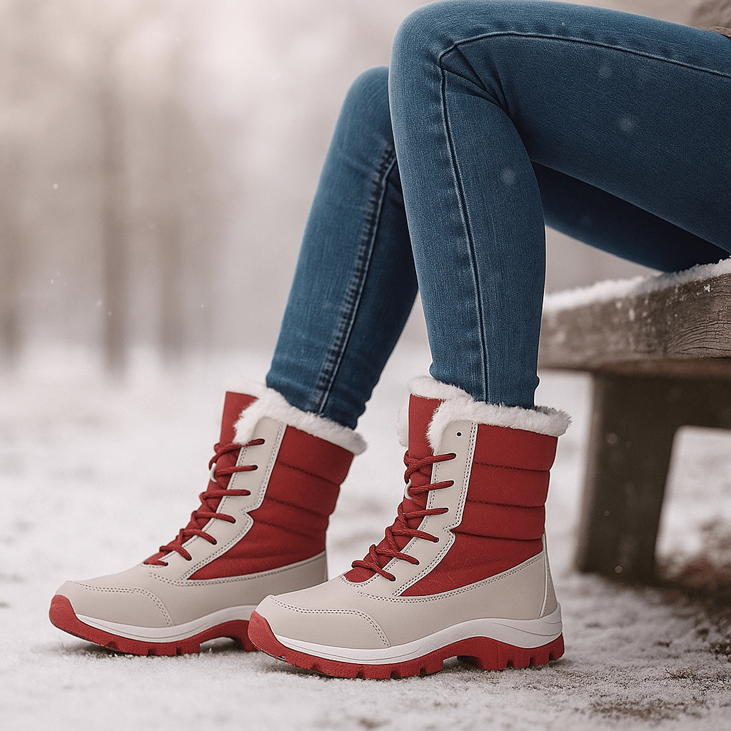 Botas Invierno Mujer Acolchadas Cálidas - Vestiria