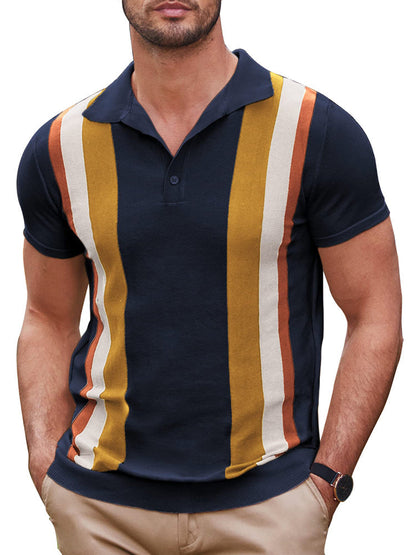 Polo Clásico de Punto Corto Elegante
