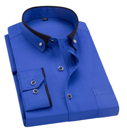 Camisas Hombre Elegantes Manga Larga