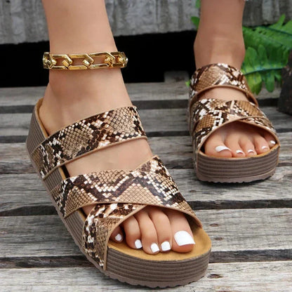 Sandalias cómodas para mujer, transpirables y elegantes