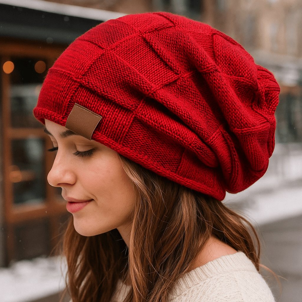 Gorro de punto cálido unisex