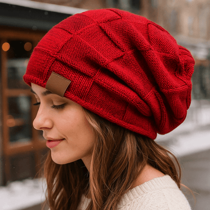 Gorro de punto cálido unisex