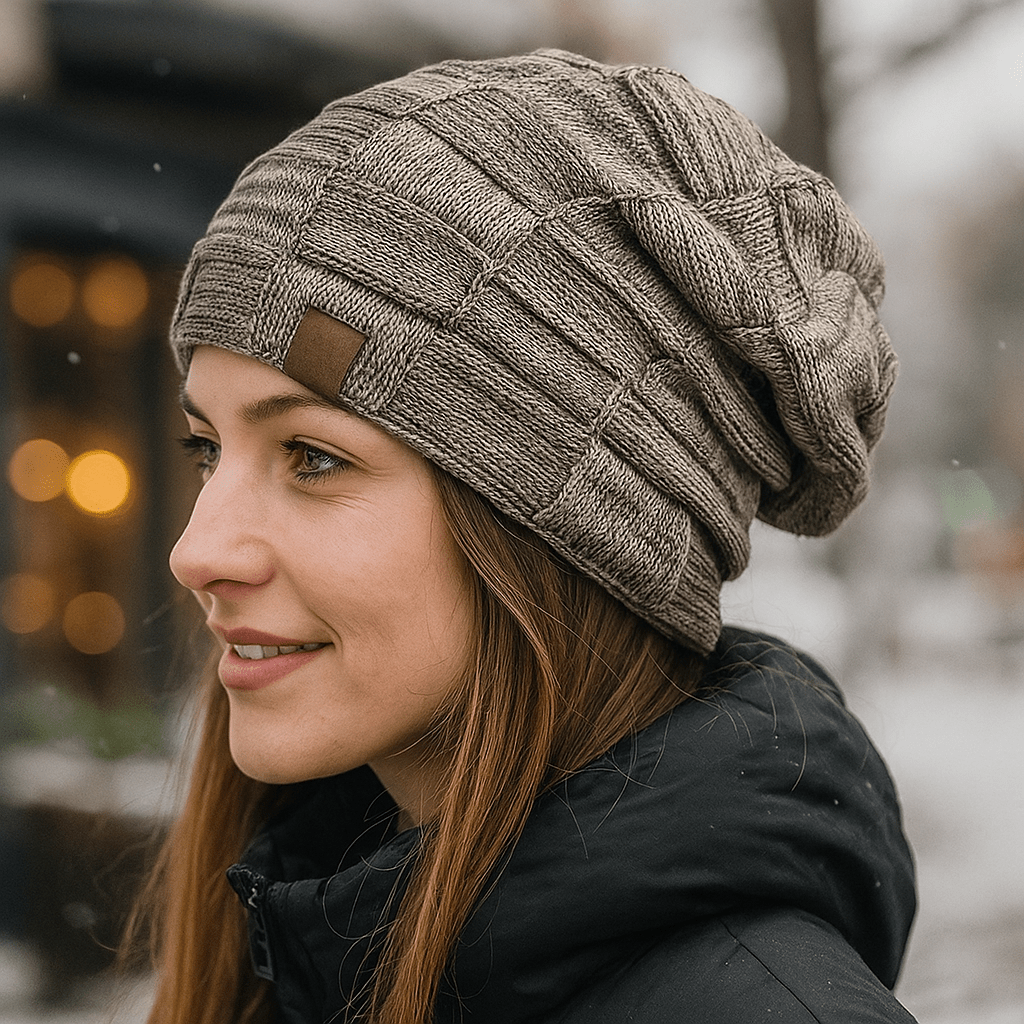 Gorro de punto cálido unisex