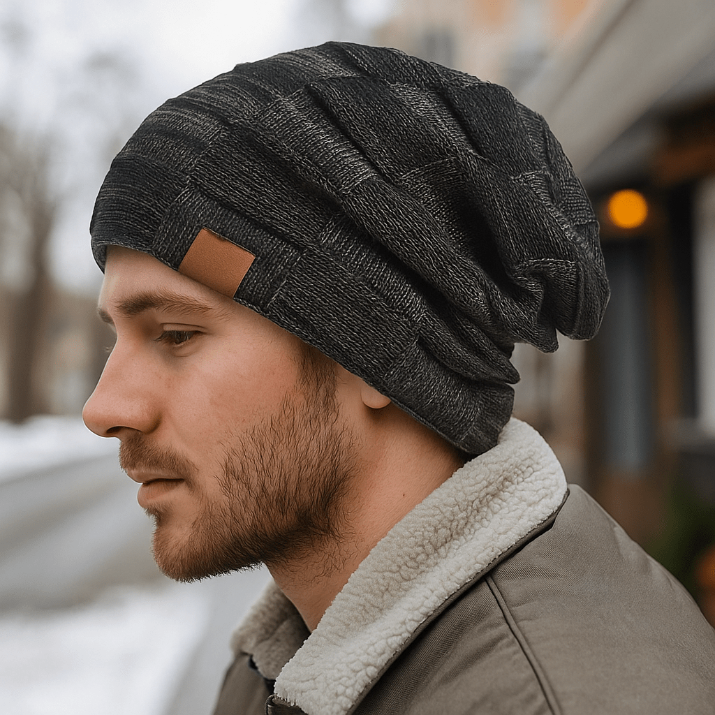 Gorro de punto cálido unisex