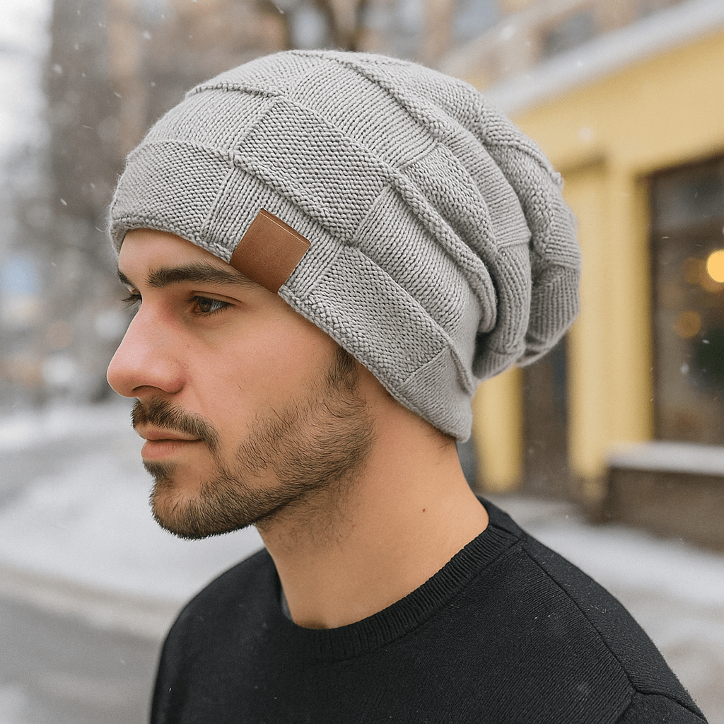 Gorro de punto cálido unisex