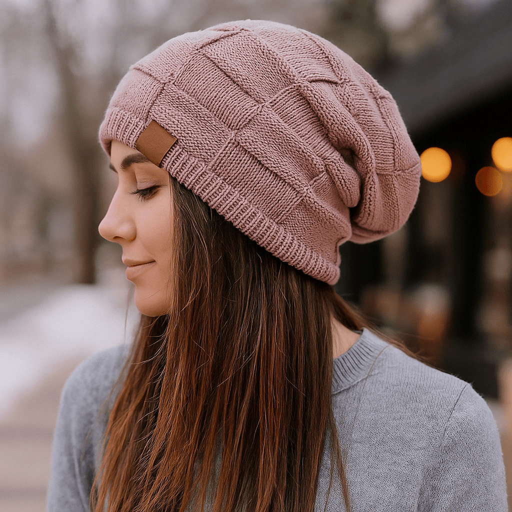 Gorro de punto cálido unisex