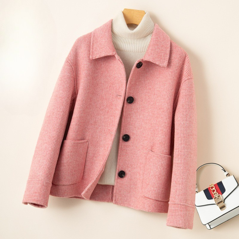 Chaqueta de Piel Sintética Elegante Mujer