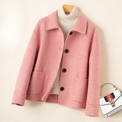 Chaqueta de Piel Sintética Elegante Mujer