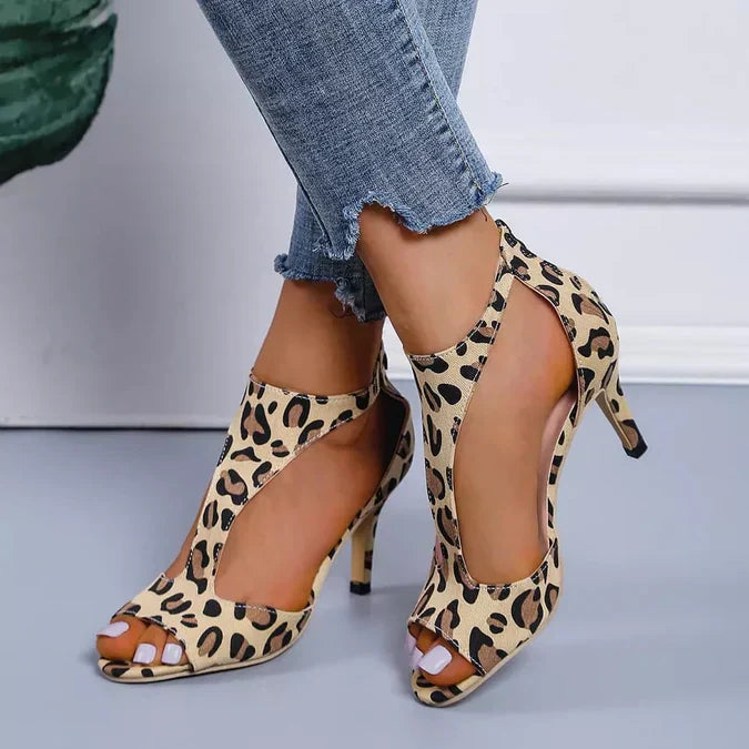 Sandalias cómodas con tacón bajo