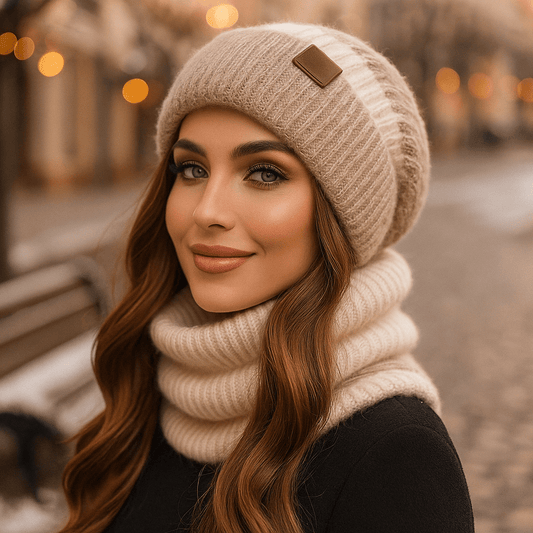 Gorra y bufanda mujer suave invierno Alvyn - Vestiria